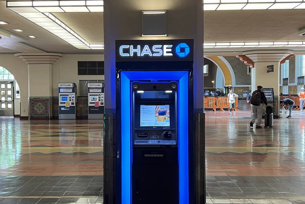 Chase ATM Machine at Union Station Los Angeles