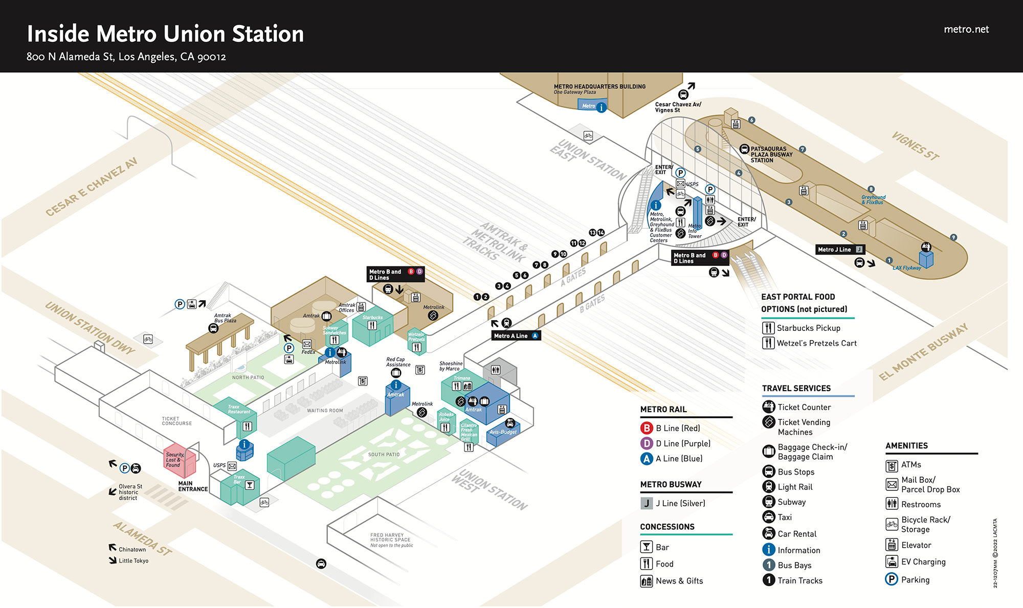 Visiting Union Station - Station Map