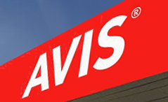 AVIS Rental Car signage