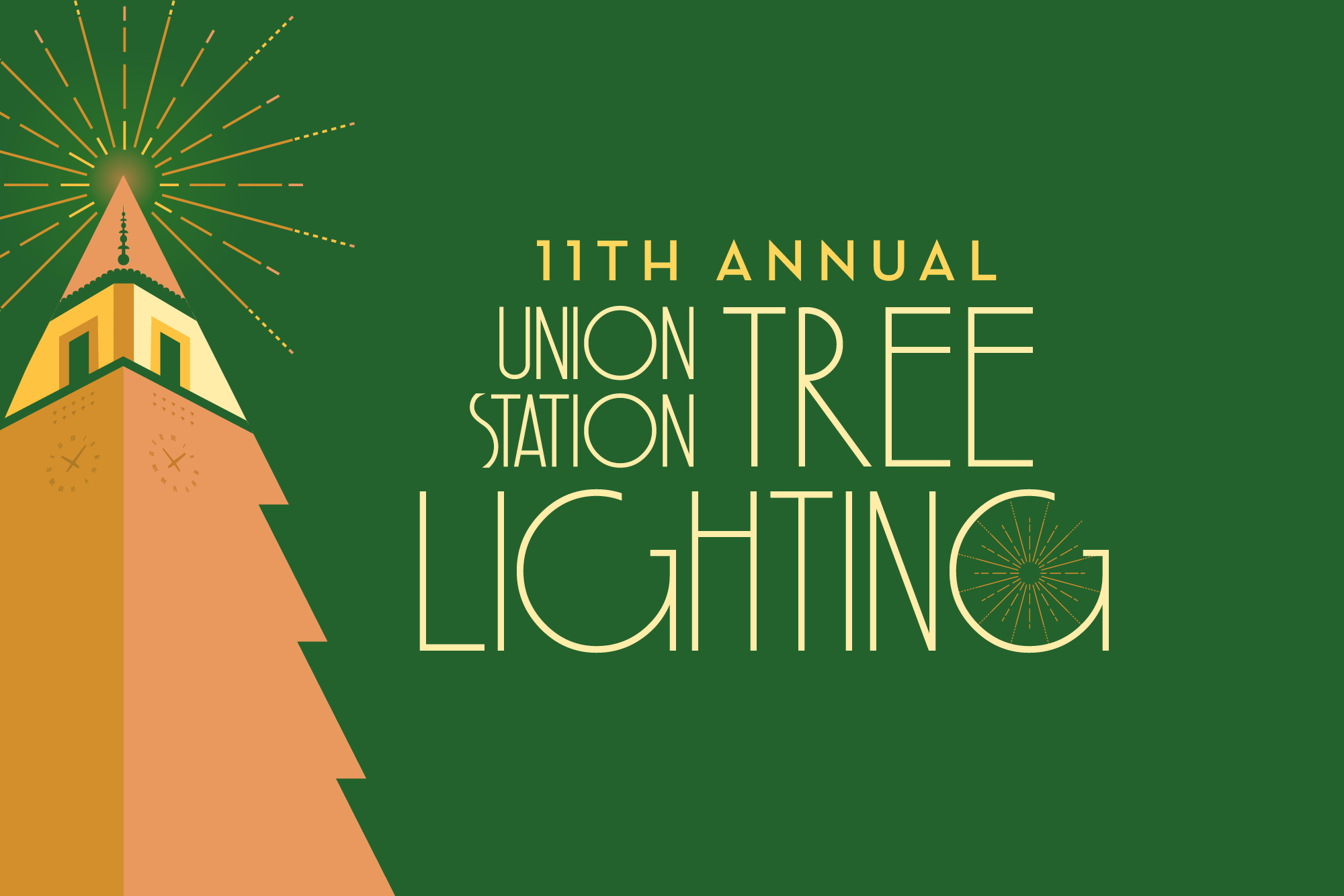 LAUS Holiday LAUS X V Union Station Los Angeles
